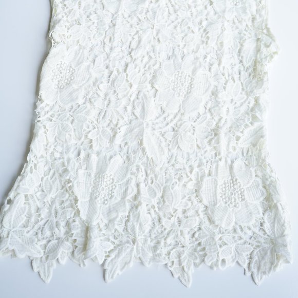 NWT 2 Piece Lace Top Over Tulle Underlay Dress - Picture 6 of 10